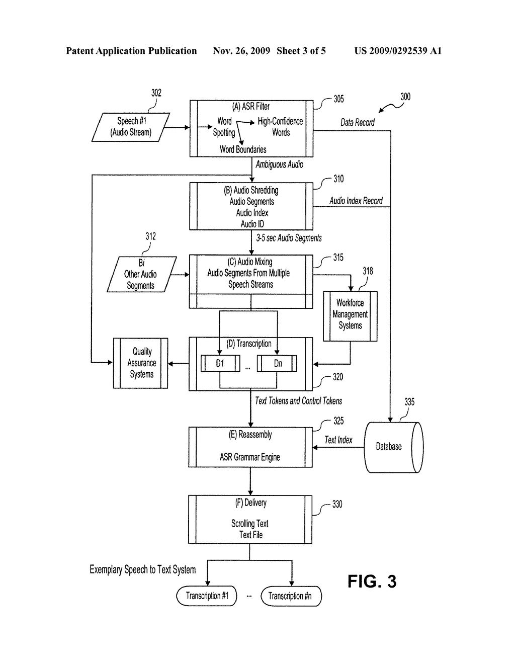 SYSTEM AND METHOD FOR THE SECURE, REAL-TIME, HIGH ACCURACY CONVERSION OF GENERAL QUALITY SPEECH INTO TEXT - diagram, schematic, and image 04