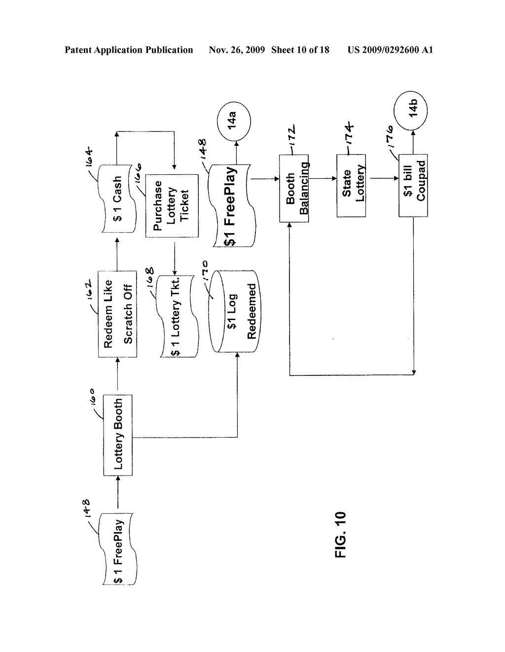 METHOD FOR POINT OF SALE CONSUMER PACKAGED GOODS AND LOTTERY PROMOTIONS - diagram, schematic, and image 11