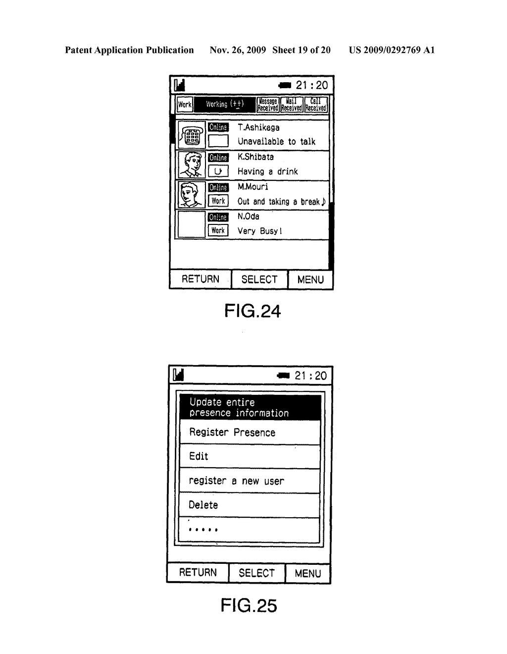 Presence IndicativeTerminal Device and Presence Managing System - diagram, schematic, and image 20