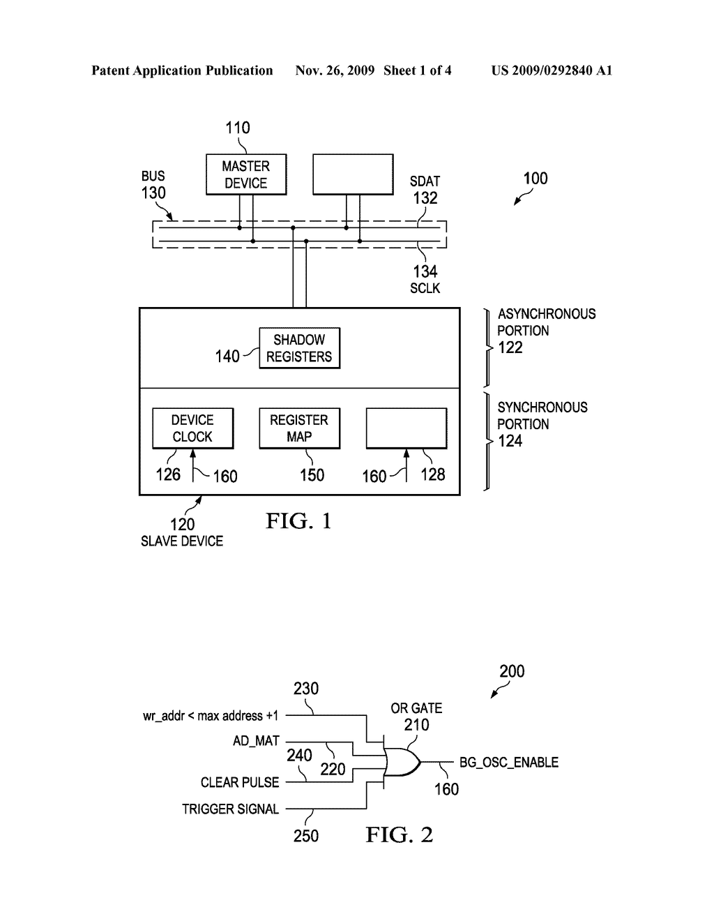 POWER EFFICIENT METHOD FOR CONTROLLING AN OSCILLATOR IN A LOW POWER SYNCHRONOUS SYSTEM WITH AN ASYNCHRONOUS I2C BUS - diagram, schematic, and image 02