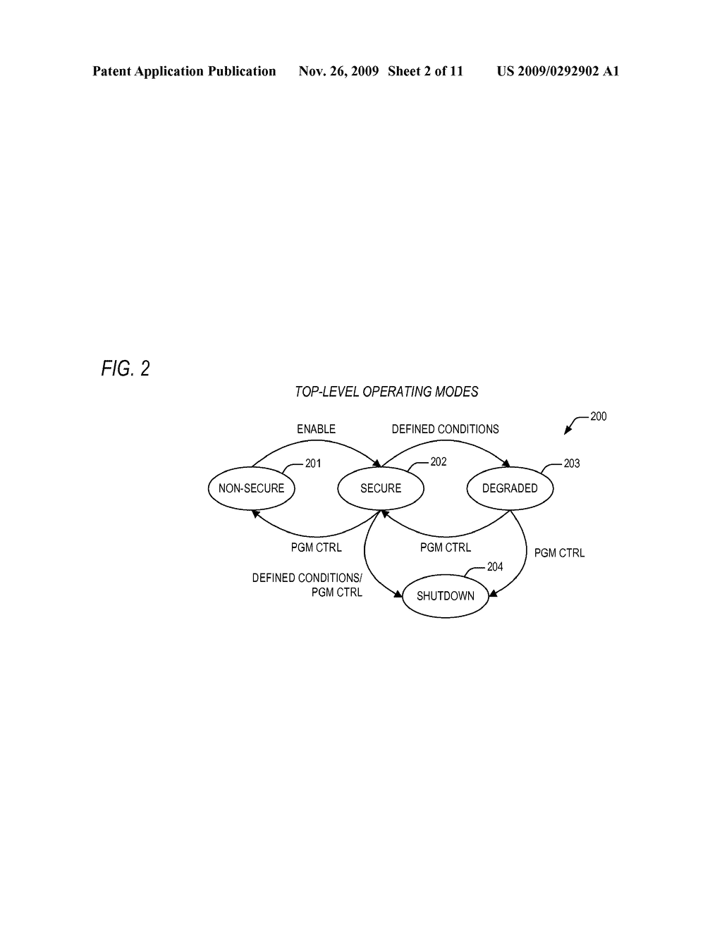 APPARATUS AND METHOD FOR MANAGING A MICROPROCESSOR PROVIDING FOR A SECURE EXECUTION MODE - diagram, schematic, and image 03