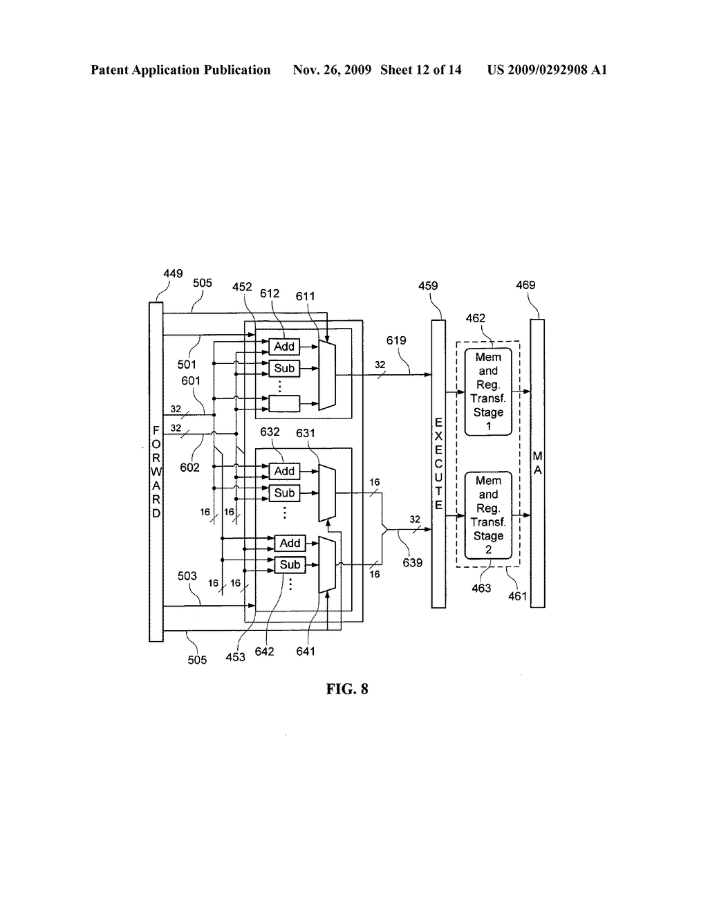 Method and arrangements for multipath instruction processing - diagram, schematic, and image 13