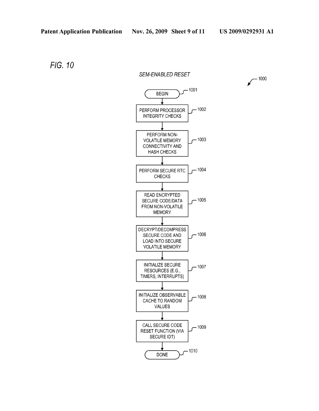 APPARATUS AND METHOD FOR ISOLATING A SECURE EXECUTION MODE IN A MICROPROCESSOR - diagram, schematic, and image 10