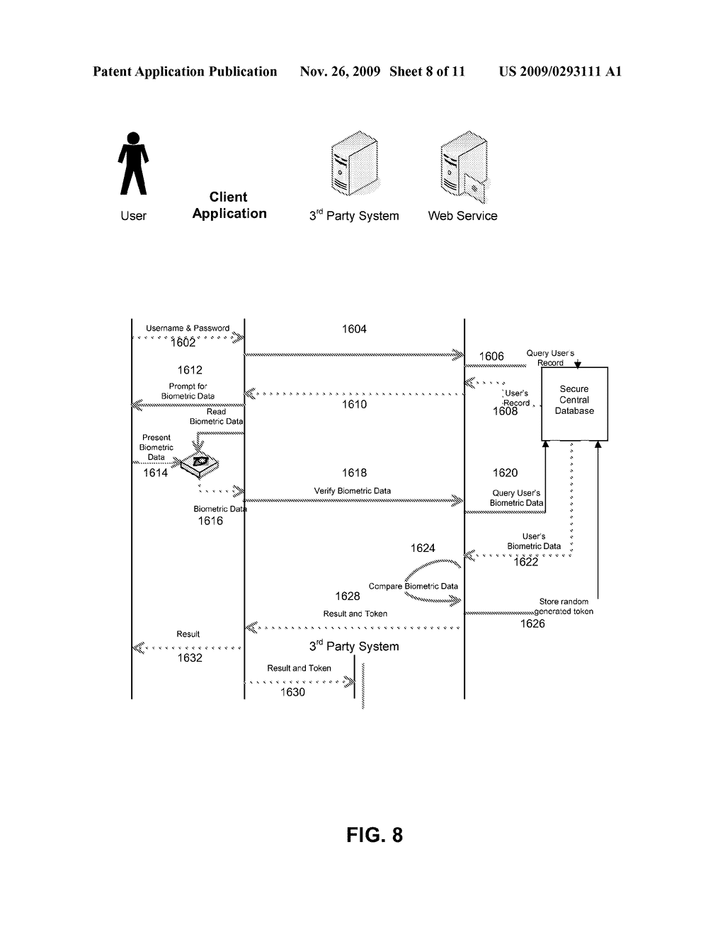 THIRD PARTY SYSTEM FOR BIOMETRIC AUTHENTICATION - diagram, schematic, and image 09