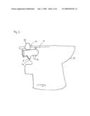 FLUSHING WATER GUIDING ARRANGEMENT FOR A TOILET BOWL diagram and image