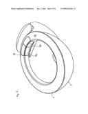 FLUSHING WATER GUIDING ARRANGEMENT FOR A TOILET BOWL diagram and image