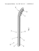 Hook and Loop Tie with a Non-Slip Area diagram and image