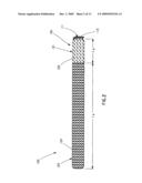 Hook and Loop Tie with a Non-Slip Area diagram and image