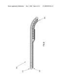 Hook and Loop Tie with a Non-Slip Area diagram and image