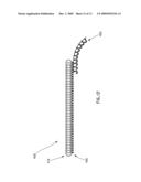 Hook and Loop Tie with a Non-Slip Area diagram and image