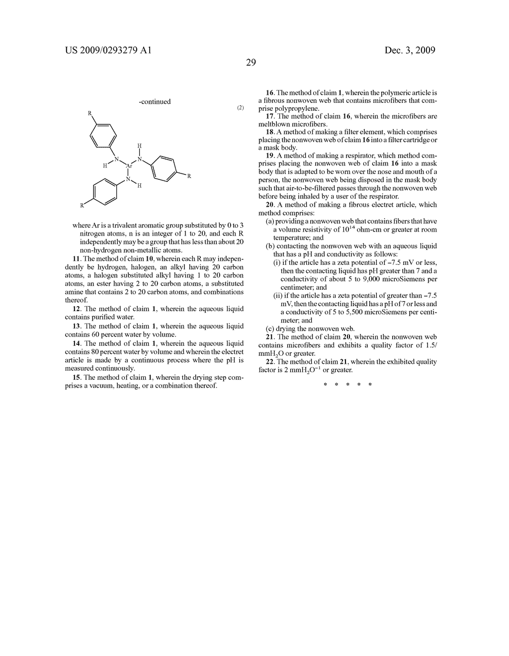 METHOD OF MAKING ELECTRET ARTICLES BASED ON ZETA POTENTIAL - diagram, schematic, and image 33