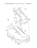 Article of Footwear with Arch Wrap diagram and image