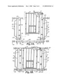 Multiple piece gated pressurized barrier diagram and image