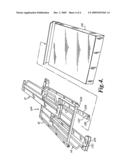 Multiple piece gated pressurized barrier diagram and image