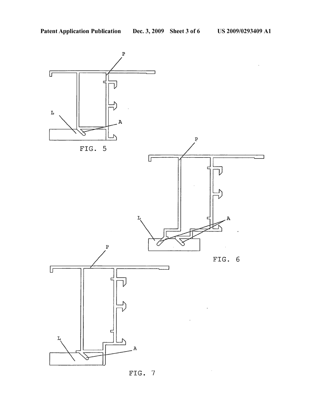 Section Bar for Fixtures Constituted by a Section Bar Made of Metallic or Plastic Material, Having Cross-Sectional Section Preferably Opened, Which is Firmly Coupled to a Laminated Plastic Profile Having Structural and Decorative Function - diagram, schematic, and image 04