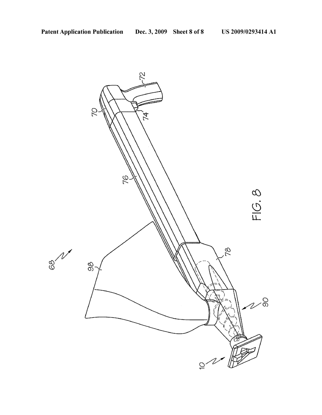 APPARATUS FOR APPLYING FILLER MATERIAL AND METHOD OF USING SAME - diagram, schematic, and image 09