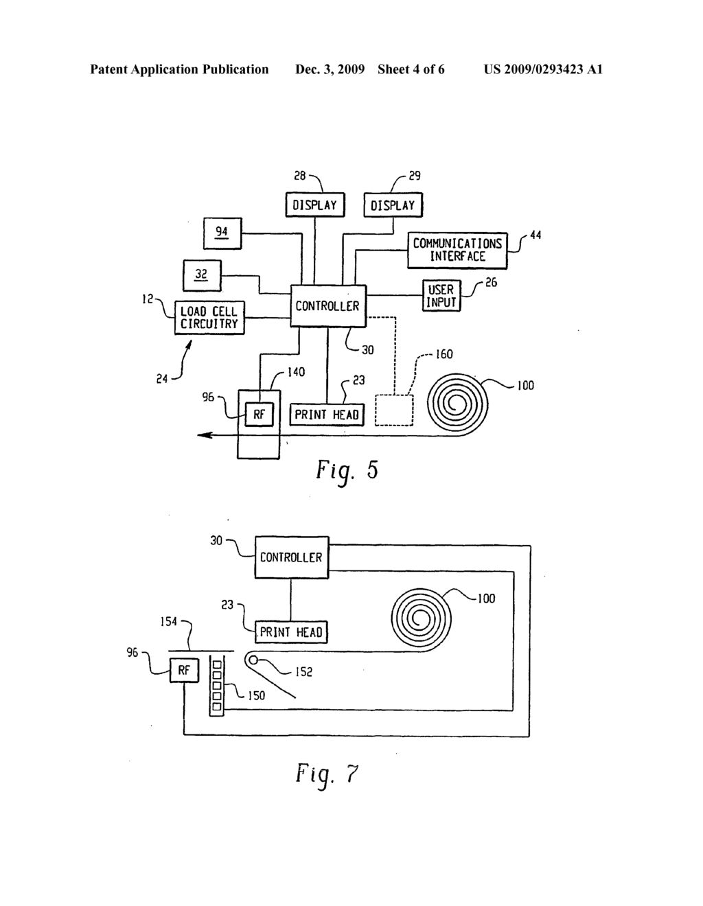 FOOD PRODUCT SCALE AND RELATED IN-STORE RANDOM WEIGHT ITEM TRANSACTION SYSTEM WITH RFID - diagram, schematic, and image 05