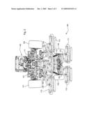 GRASS MOWING MACHINE HAVING ADJUSTABLE WIDTH TOOLBAR FOR MOUNTING CUTTING UNITS diagram and image