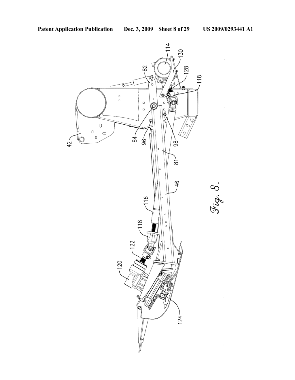 ADJUSTABLE CUTTERBAR TRAVEL RANGE FOR A FLEXIBLE CUTTERBAR HEADER - diagram, schematic, and image 09