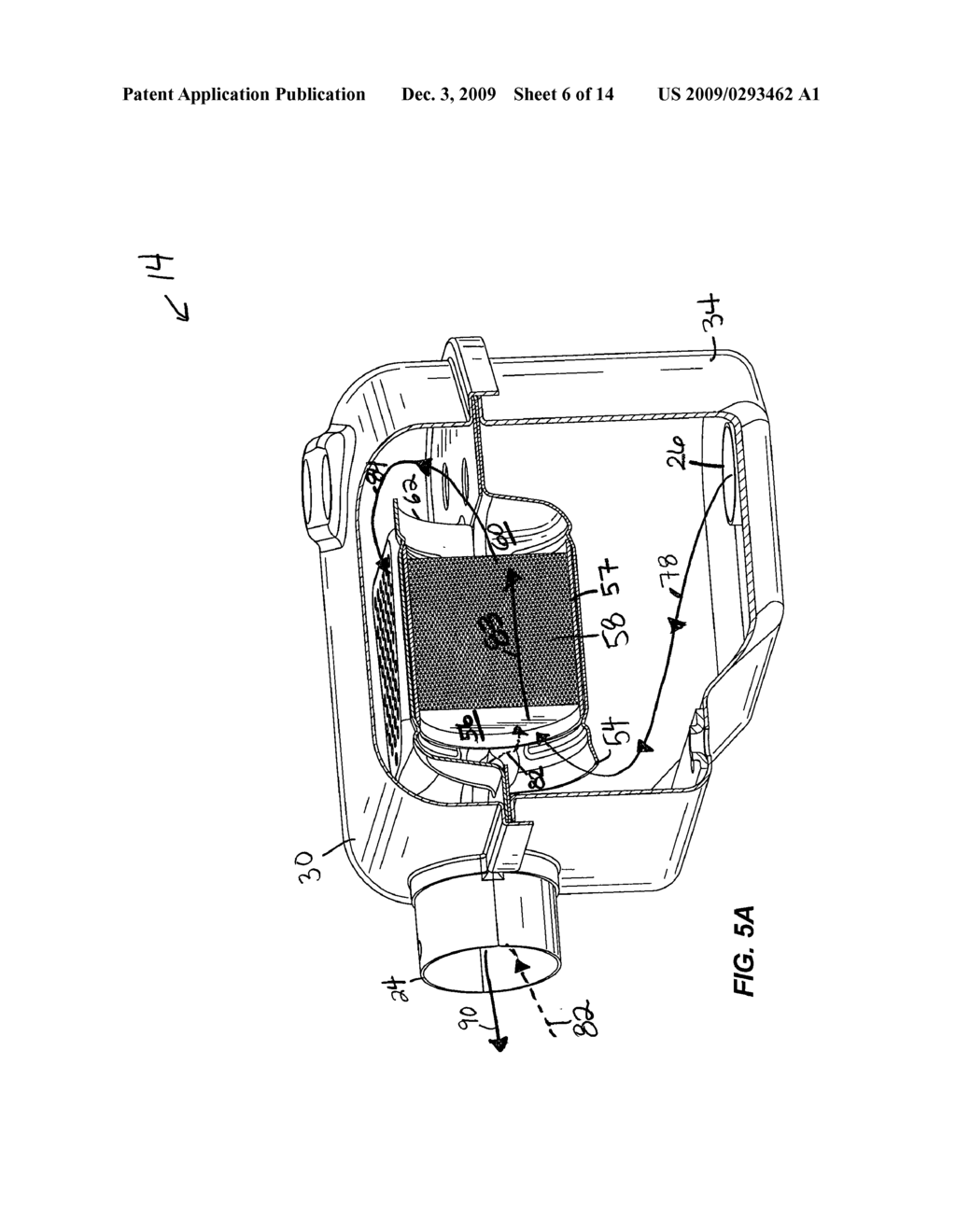 CATALYTIC MUFFLER HAVING CROSSOVER PASSAGEWAY FOR SECONDARY AIR - diagram, schematic, and image 07