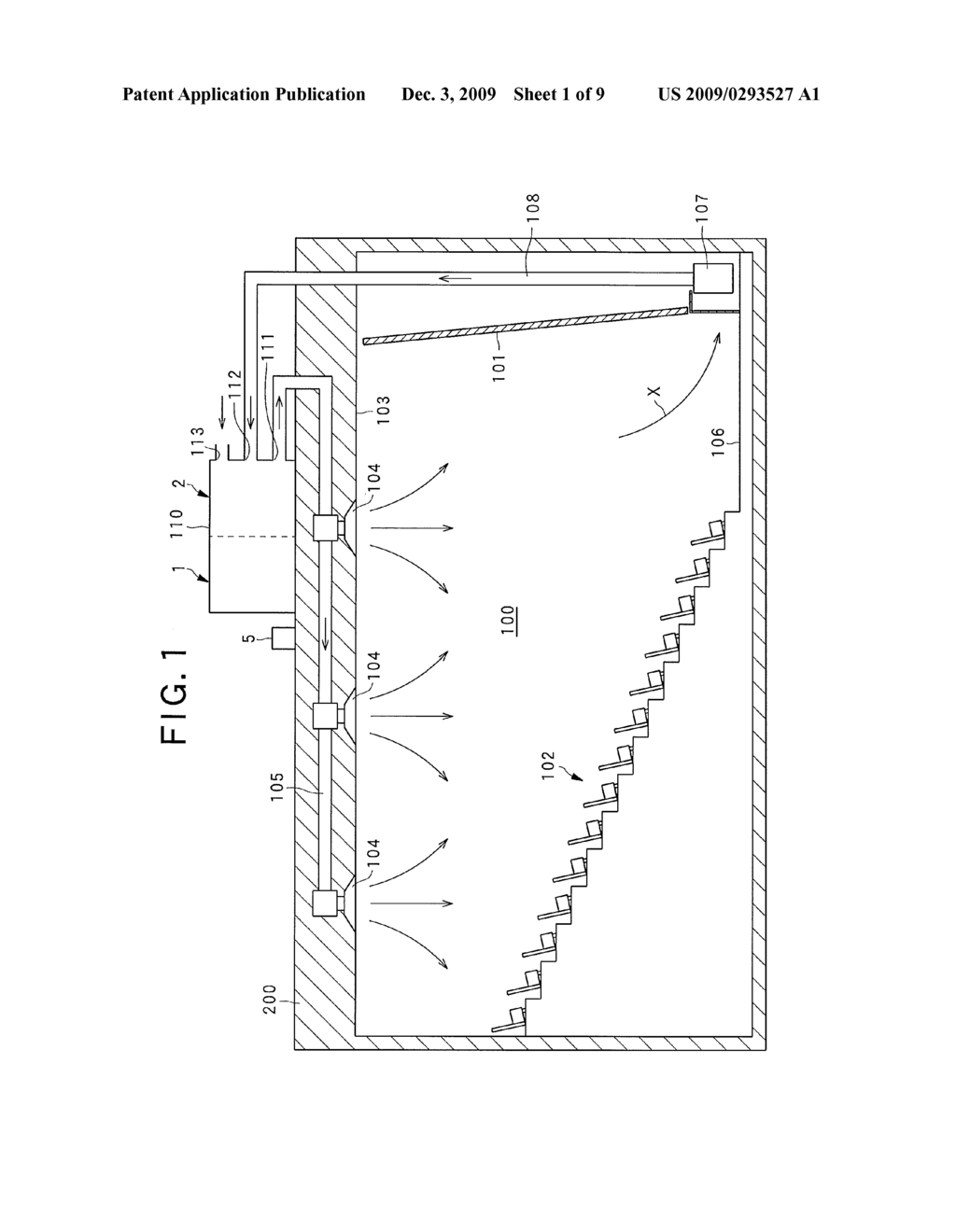 ELECTROLYTIC WATER GENERATING DEVICE, AIR FILTERING SYSTEM, AIR CONDITIONING AND FILTERING APPARATUS, AND AIR CONDITIONING AND FILTERING SYSTEM - diagram, schematic, and image 02