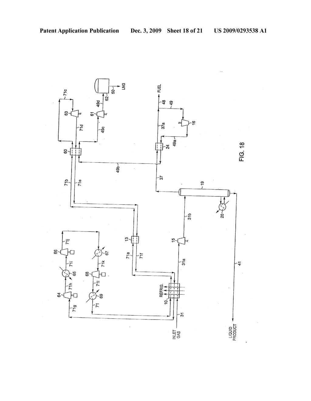 NATURAL GAS LIQUEFACTION - diagram, schematic, and image 19