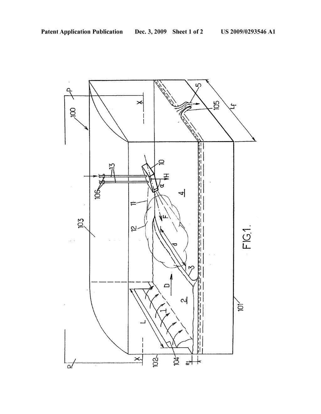 METHOD FOR MELTING A COMPOSITION OF RAW MATERIALS WITH AN ARCHED BURNER - diagram, schematic, and image 02
