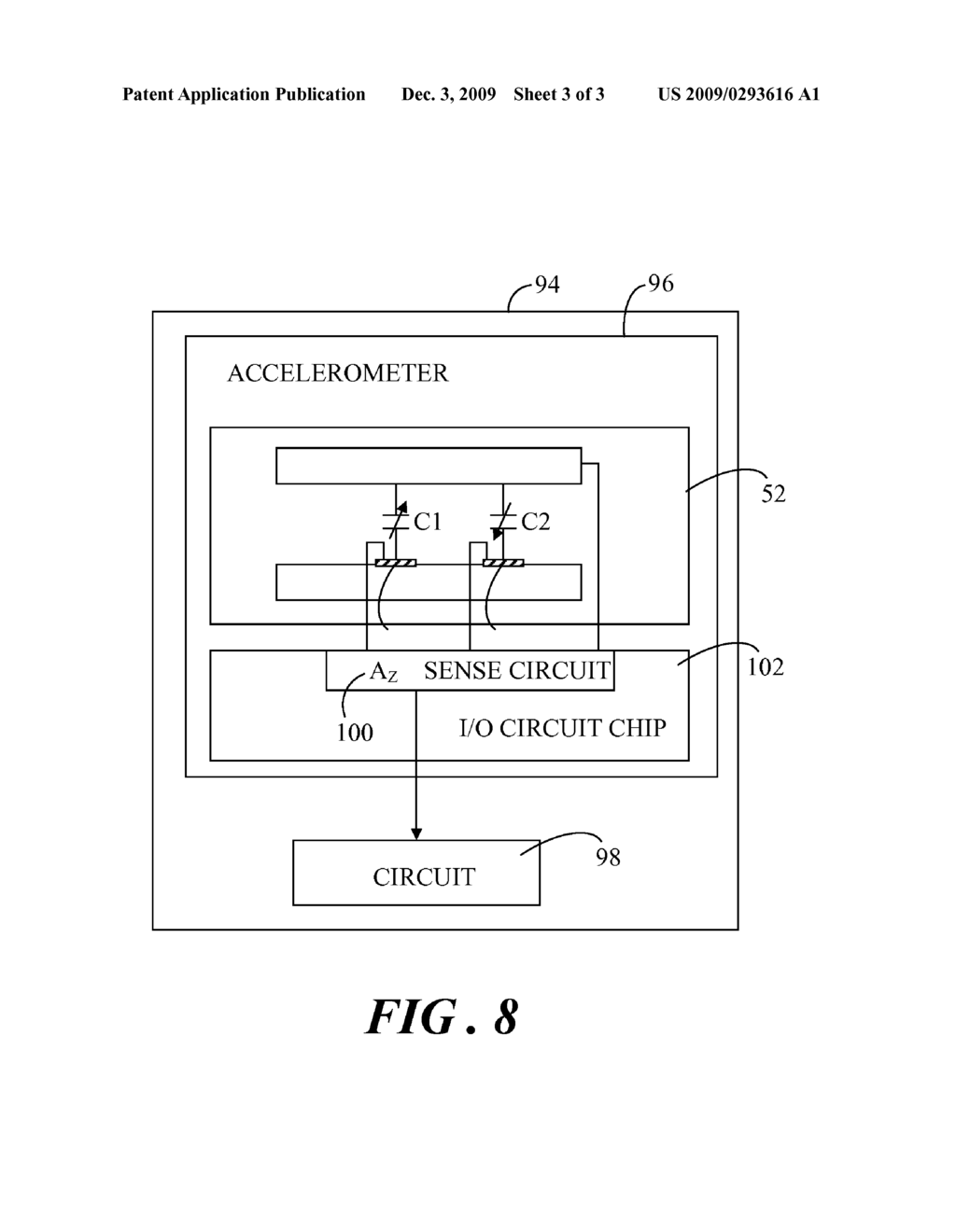  CAPACITIVE SENSOR WITH STRESS RELIEF THAT COMPENSATES FOR PACKAGE STRESS - diagram, schematic, and image 04