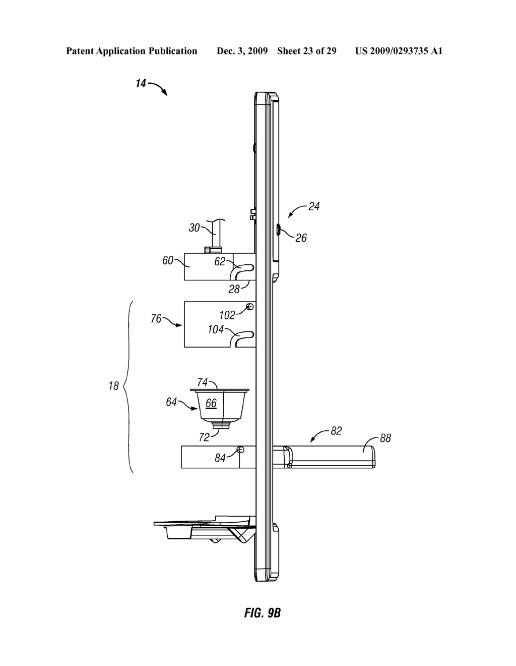 APPARATUSES AND METHODS FOR A REFRIGERATOR HAVING LIQUID CONDITIONING AND ENHANCEMENT COMPONENTS FOR ENHANCED BEVERAGE DISPENSING - diagram, schematic, and image 24