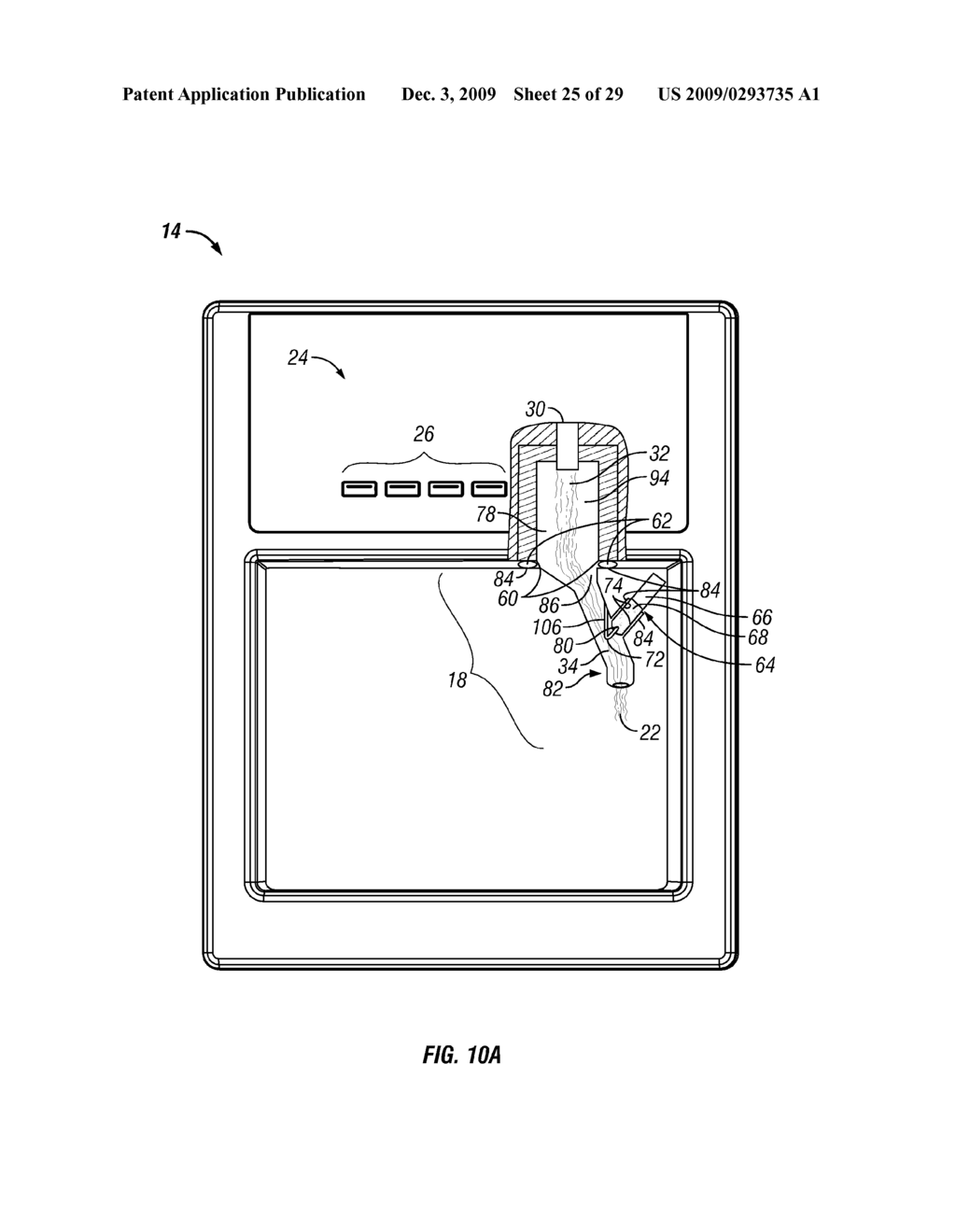 APPARATUSES AND METHODS FOR A REFRIGERATOR HAVING LIQUID CONDITIONING AND ENHANCEMENT COMPONENTS FOR ENHANCED BEVERAGE DISPENSING - diagram, schematic, and image 26