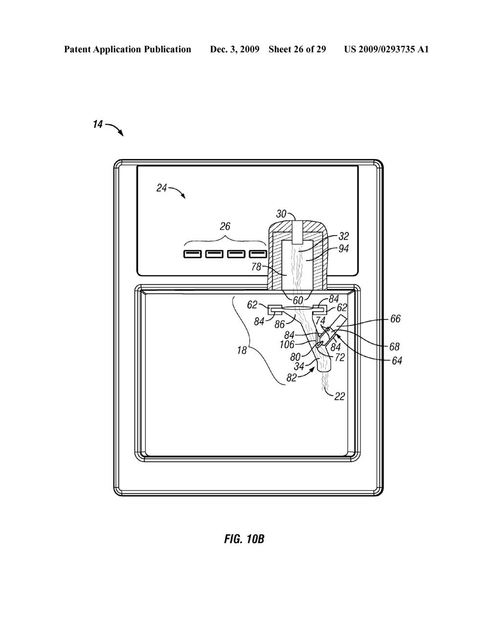 APPARATUSES AND METHODS FOR A REFRIGERATOR HAVING LIQUID CONDITIONING AND ENHANCEMENT COMPONENTS FOR ENHANCED BEVERAGE DISPENSING - diagram, schematic, and image 27