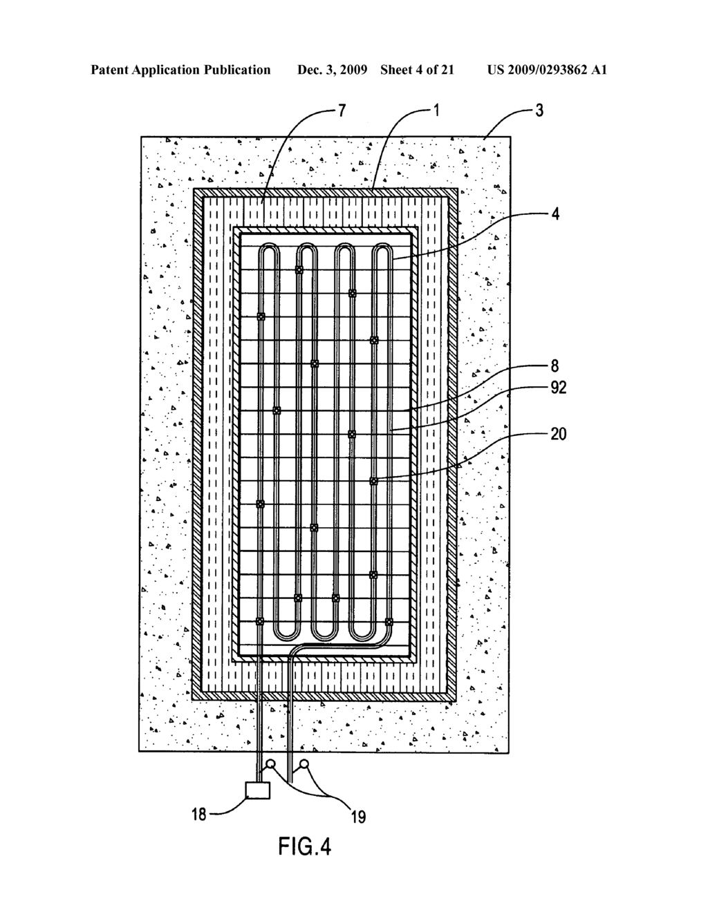 Solar thermal collector cabinet and system for heat storage - diagram, schematic, and image 05