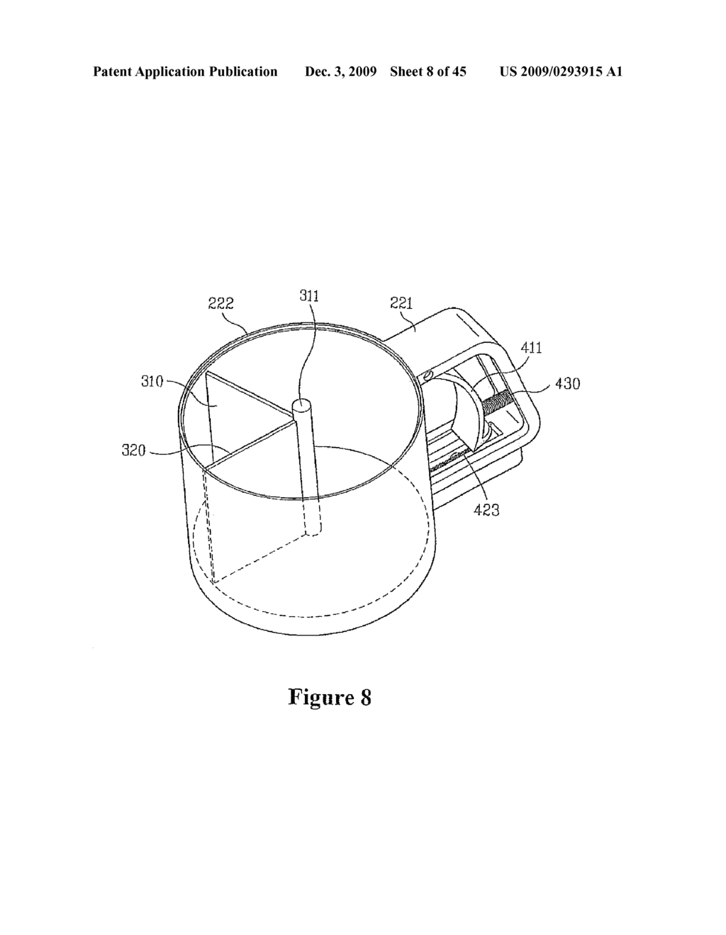 VACUUM CLEANER WITH REMOVABLE DUST COLLECTOR, AND METHODS OF OPERATNG THE SAME - diagram, schematic, and image 09