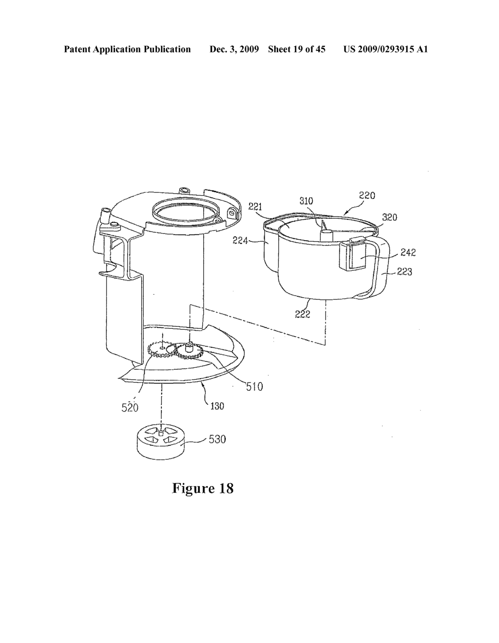 VACUUM CLEANER WITH REMOVABLE DUST COLLECTOR, AND METHODS OF OPERATNG THE SAME - diagram, schematic, and image 20