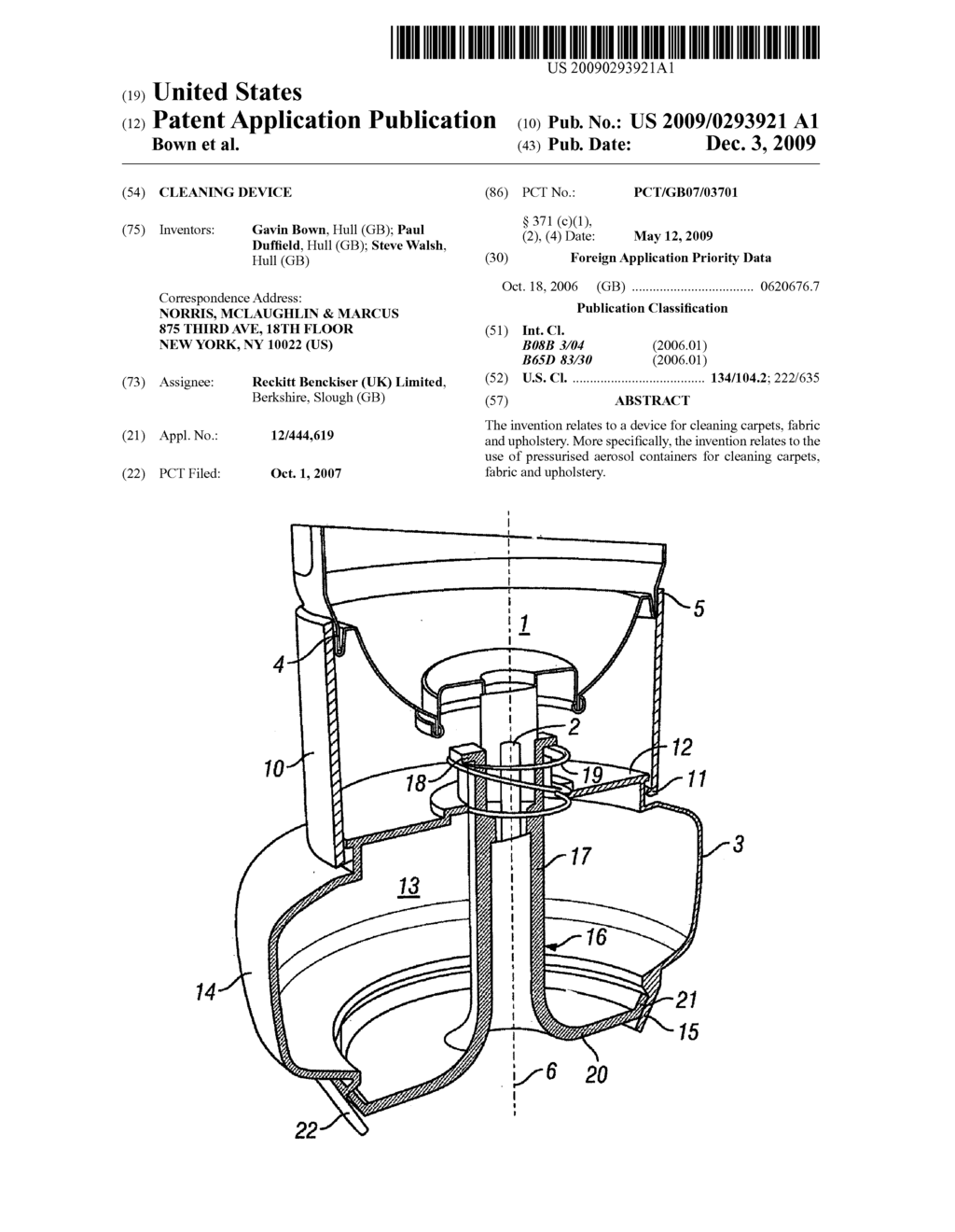 Cleaning Device - diagram, schematic, and image 01