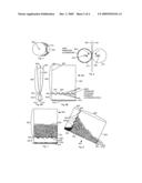 Fines separator and trap diagram and image