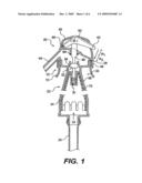 Dispenser Having a Conical Valve Assembly diagram and image