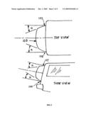 Aerodynamically shaped stowage receptacle for vehicles diagram and image