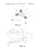 Configuration of the pneumatic installation in the tail zone of an aircraft diagram and image