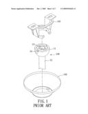 Hollow hanging rod of a hanger assembly for ceiling fan diagram and image