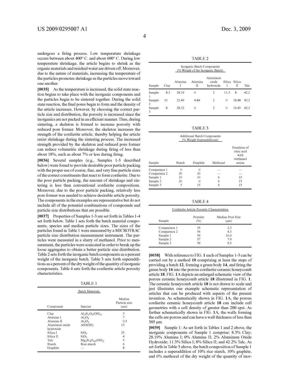 High Porosity Cordierite Honeycomb Articles - diagram, schematic, and image 07