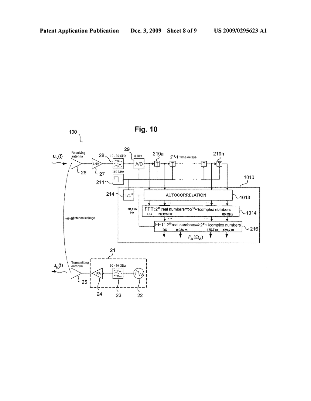 RADAR RECEIVER AND A METHOD FOR PROCESSING RADAR RETURNS - diagram, schematic, and image 09