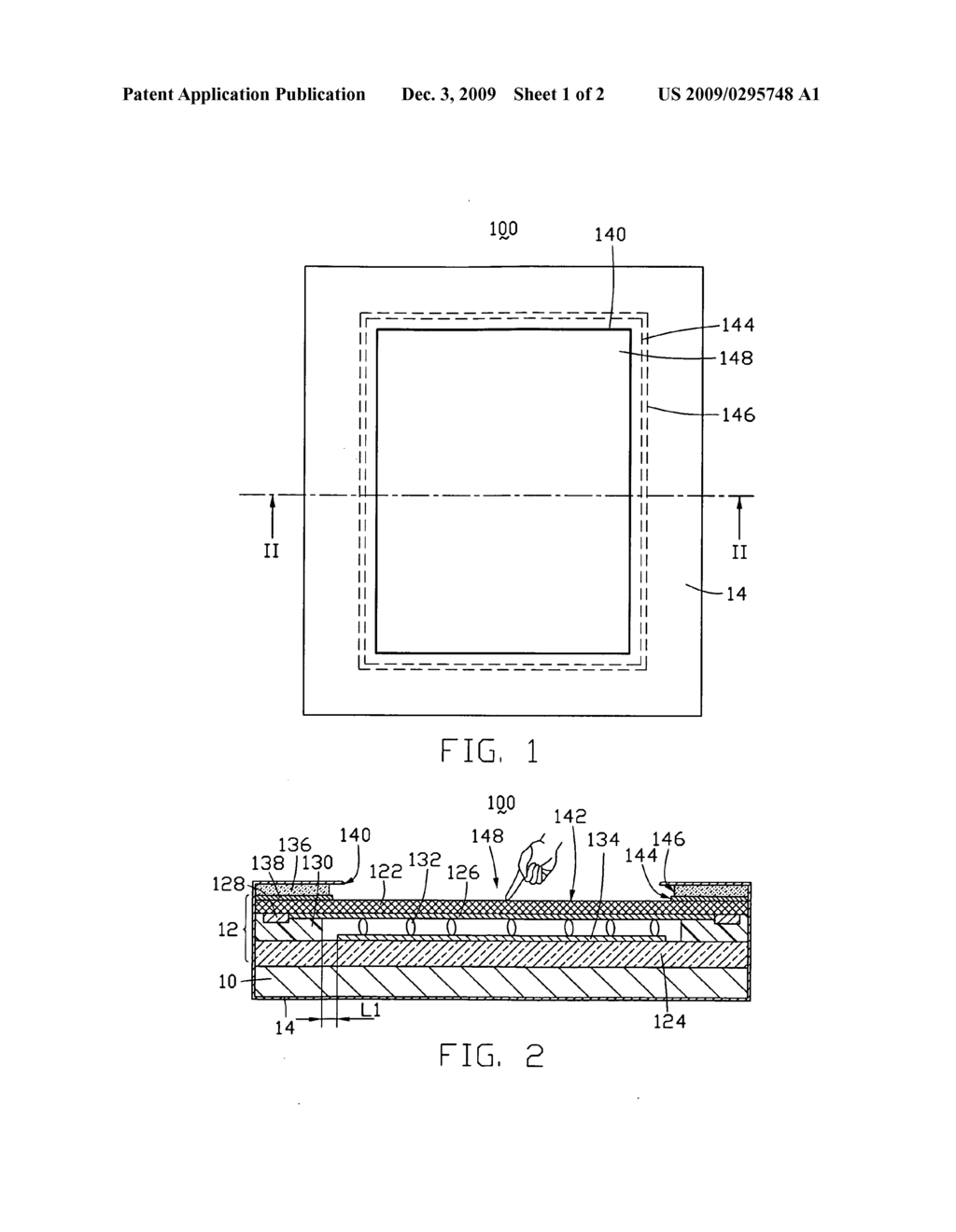 Touch panel display device - diagram, schematic, and image 02