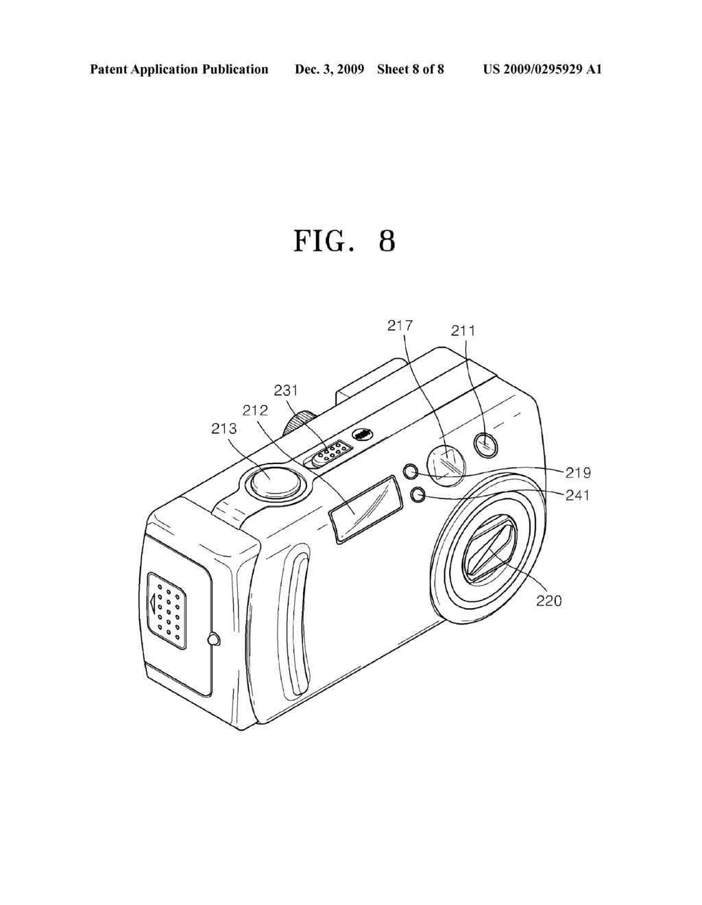 HAND SHAKE CORRECTION APPARATUS AND DIGITAL PHOTOGRAPHING APPARATUS INCLUDING THE SAME - diagram, schematic, and image 09