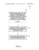 Method and apparatus providing motion smoothing in a video stabilization system diagram and image