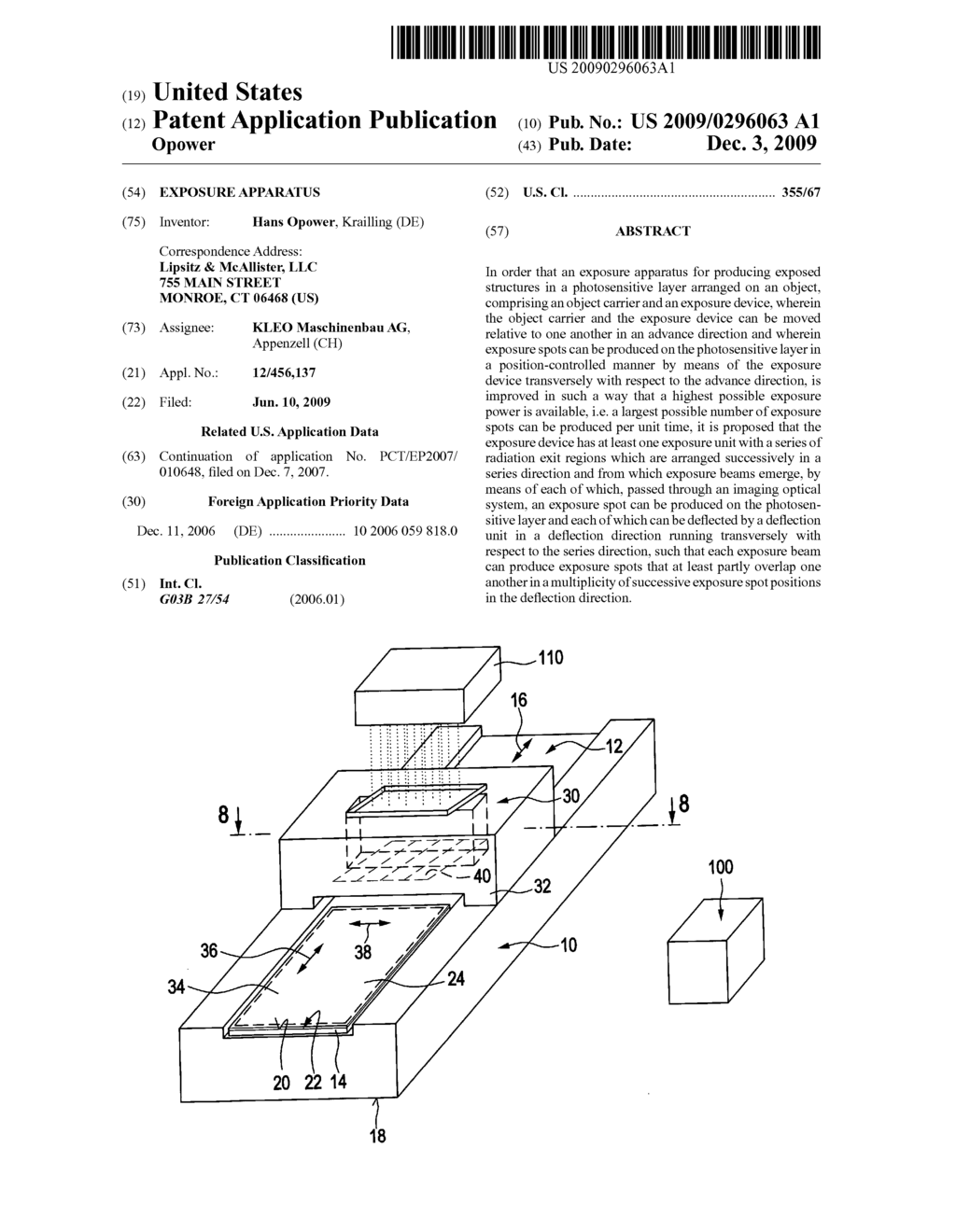 Exposure apparatus - diagram, schematic, and image 01