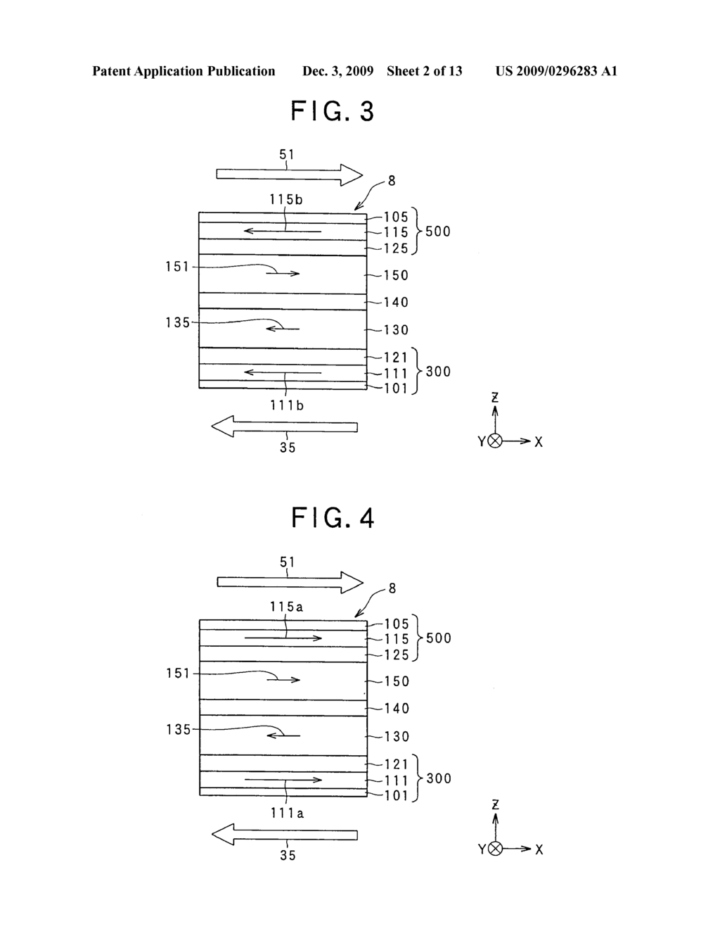 MAGNETORESISTIVE DEVICE OF THE CPP TYPE, AND MAGNETIC DISK SYSTEM - diagram, schematic, and image 03