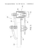 Support arm with clamps for adjustably fastening a visual display diagram and image