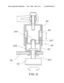 Support arm with clamps for adjustably fastening a visual display diagram and image