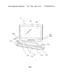 Flat-Screen Display System With Corresponding Sleeves diagram and image